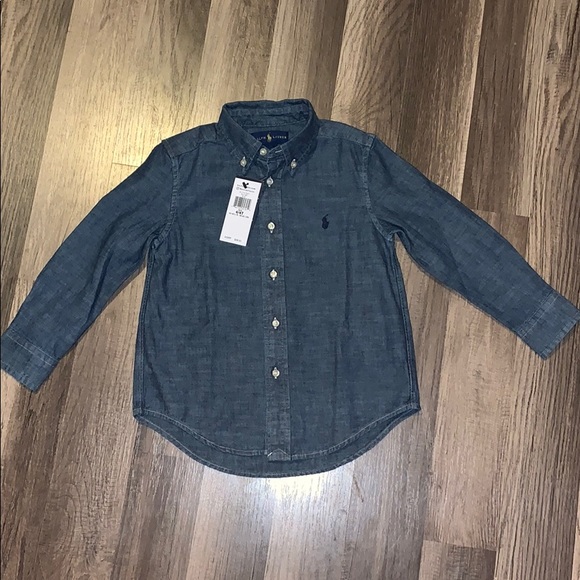 Ralph Lauren Other - Final Price 4T Ralph Lauren Denim Longsleeve Shirt